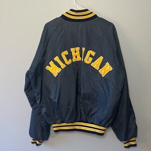 vintage retro university of Michigan letterman/varsity jacket unisex
